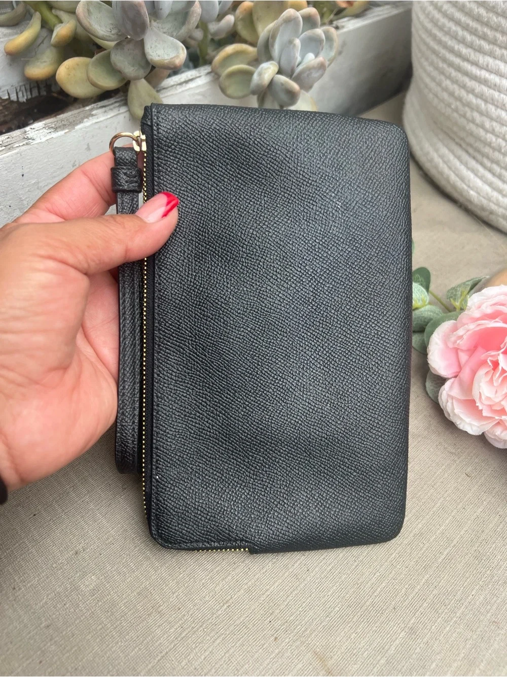 Coach compact wristlet